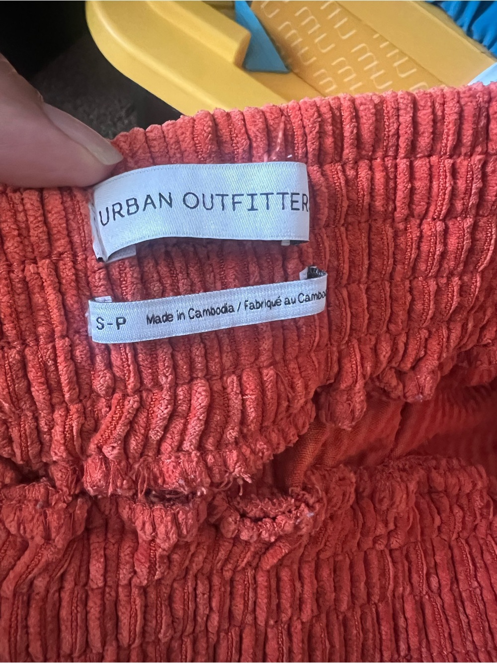 Urban Outfitters Corduroy wide leg pants in Burnt Orange- small. EUC - Picture 5 of 7